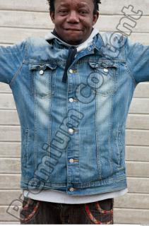 Black man in blue jeans clothe 0015